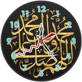 Calligraphy Clock Live Wallpaper icon