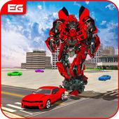 Autobot Car Robot War Transformer Free Game 2018 иконка