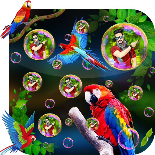 Bubble 3D Bird Live Wallpaper icon