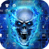 Flaming Skull Keyboard Theme icon