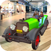 Multi Storey Super Mart Easy Taxi Car Sim Game icon