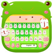 Cute Pets 2D Keyboard theme أيقونة
