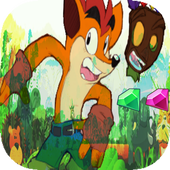 Super Fox Bandi Temple Adventure Jungle runer city icon