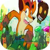 Super Fox Bandi Temple Adventure Jungle runer city