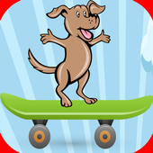 dog skate adventure icon