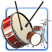Real drum set icon