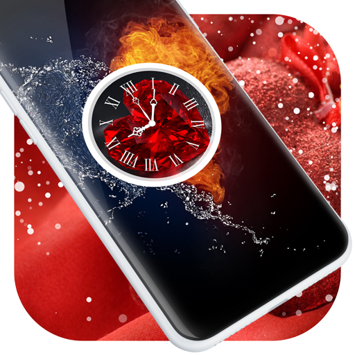 Heart Clock Live Wallpaper icon