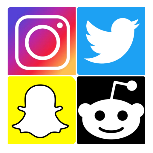 All in one social media and social networks app icon