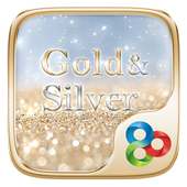 Gold & Silver GOLauncher Theme on 9Apps