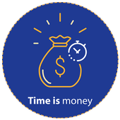 Time is money icon
