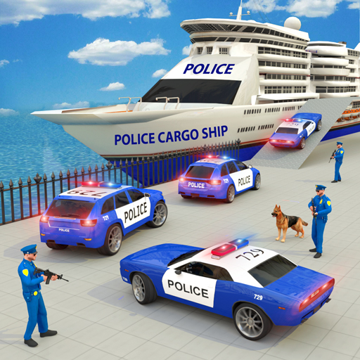 US Police Cargo Transport Game icon