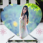 Love Heart Photo Frame أيقونة