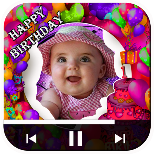 Birthday Photo Frame To Video icon