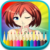 Coloring Book Best-Anime icon