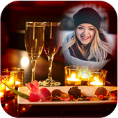 Candle Light Dinner Photo Frames icon