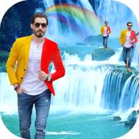 Rainbow Waterfall app & Nature Collage Maker on 9Apps