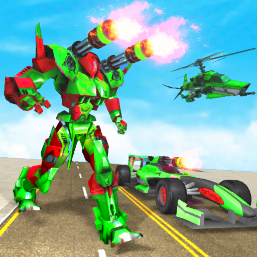 Bus Robot Formula Car Transformation War Game 2021 icon