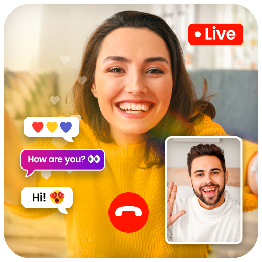 Live video Call and Random Video Chat - HelloChat icon