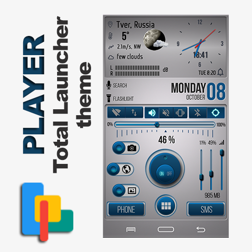 Player Theme for Total Launcher icon