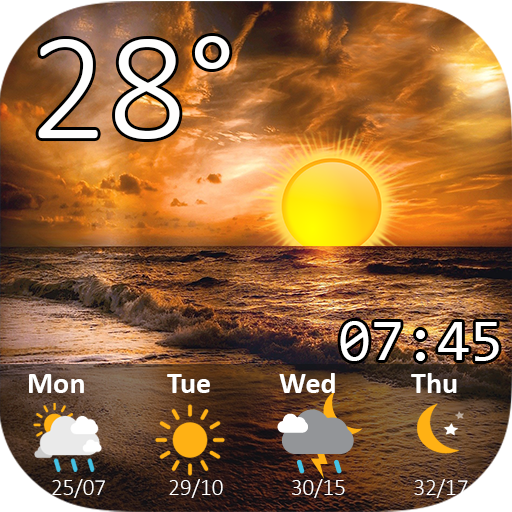 Weather Widget - Accurate forecast &amp; Radar أيقونة