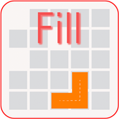 fill line : one-stroke puzzle game icon