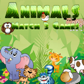 Animals Match 3 Games icon