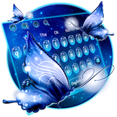 Shining Butterfly Galaxy Keyboard icon