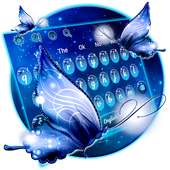 Shining Butterfly Galaxy Keyboard