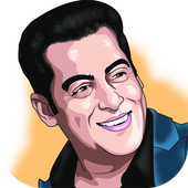 Selfi with Salman khan icon