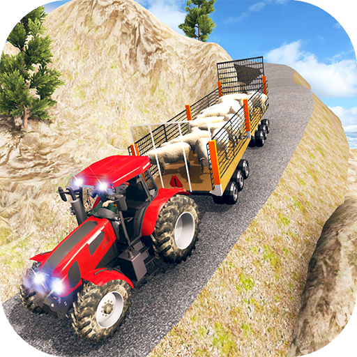 Offroad Tractor Trolley Transport Sim: 3D Truck icon