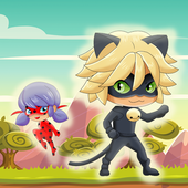 Cat black Miraculous Journey icon
