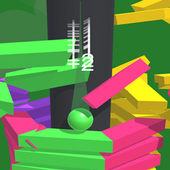 Drop ball - Stack ball color 3D New 2020 icon