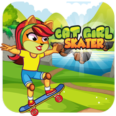Cat Girl Skater icon