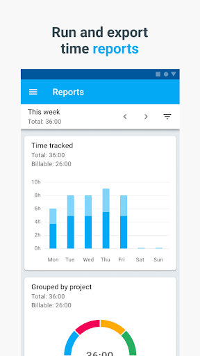 Clockify Time Tracker скриншот 5