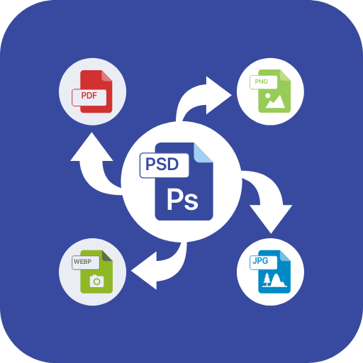 PSD Converter(PSD to PNG,WEBP, icon