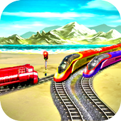 Езды на поезде Железнодорожный иконка