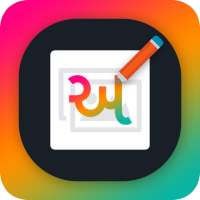 Write Gujarati text on photo on 9Apps