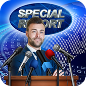 Media Photo Editor-Press Conference Photo Frame icon