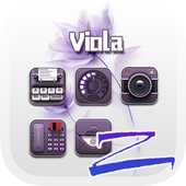 Viola Theme - ZERO Launcher icon