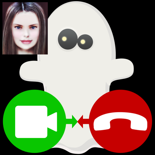 ghost fake video call game icon