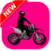 Stickeman motocross bike 2017 icon