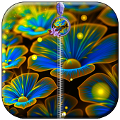 Neon Zipper Screen Lock icon