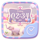 Elephant GO Clock Themes icon