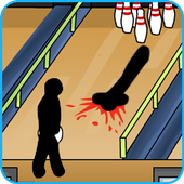 Click Death - Stickman Bowling icon
