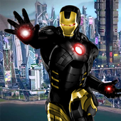 Flying Iron Superhero Ninja Mafia Fight 2018 Game icon