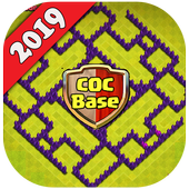 New COC Base Maps for Layout 2019 أيقونة