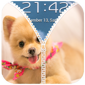 Cute Pyppy Zipper Lock Screen: mobile Lock screen icon