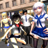 Yandere Schoolgirl Simulator. City of Yandere icon