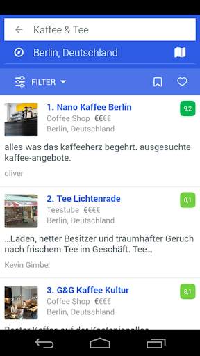 Foursquare screenshot 2