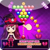 SWEET BABY GIRL BUBBLE HALLOWEEN FUN